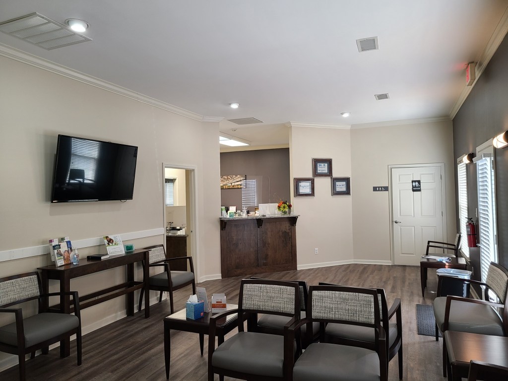 Practice waiting room